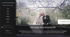 Desktop Screenshot of ilovephillyweddings.com